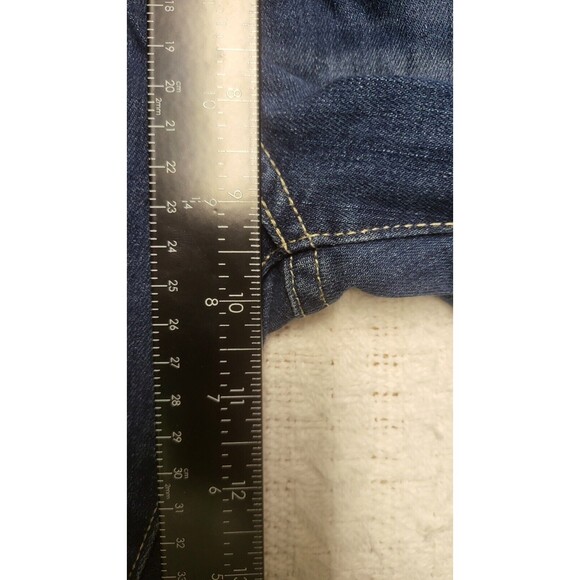 Levis Strauss Signature Jeans Women 10 Short Mid Rise Bootcut Blue Denim - Picture 7 of 9